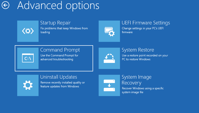 Spawn cmd in windows PE