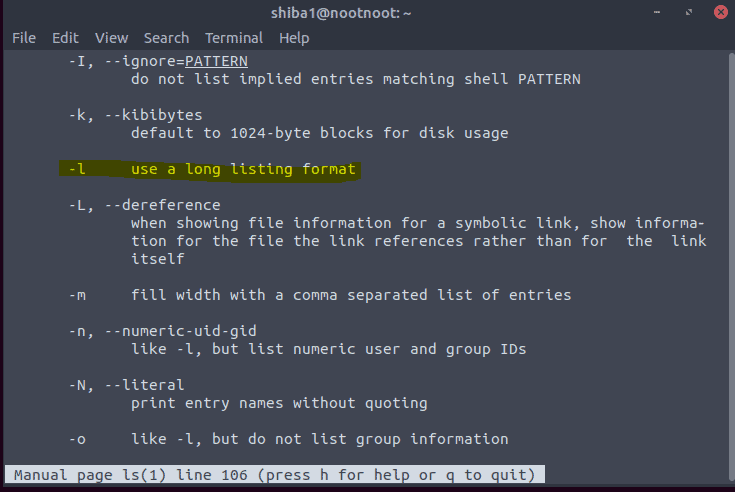 Linux Fundamentals ls command