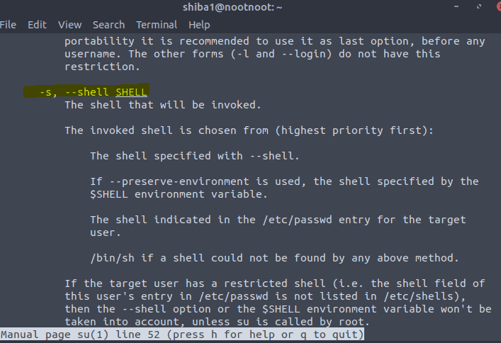 Linux Fundamentals su command