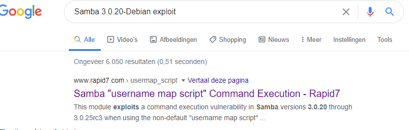 Found exploit for Lame