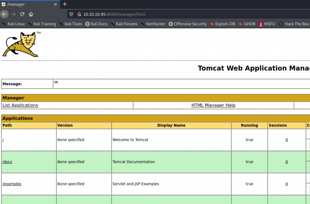 Jerry - HackTheBox write up