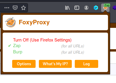 OWASP Zap with firefox