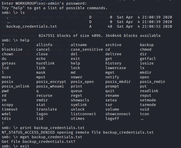 Attacktive Directory on tryhackme