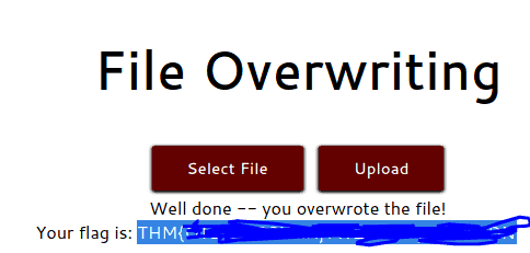 Overwrite file