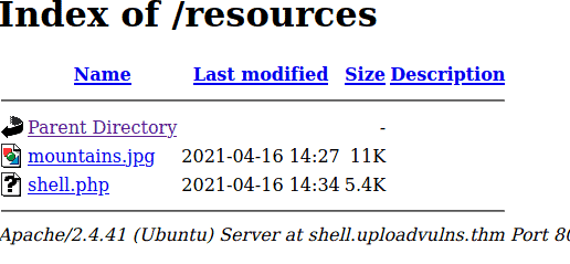 Upload Vulnerabilities writeup on Tryhackme