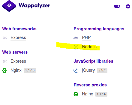 wappalyzer