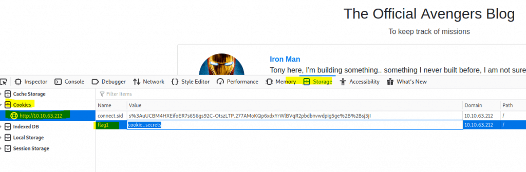 Avengers Blog tryhackme