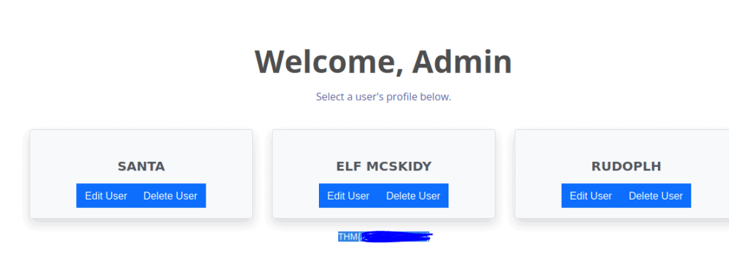 Welcome to the admin page