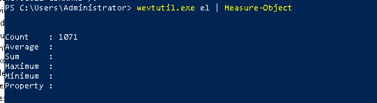 Powershell event log command